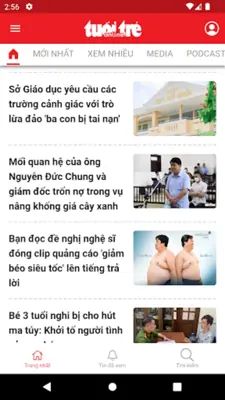 Tuổi Trẻ Online android App screenshot 3