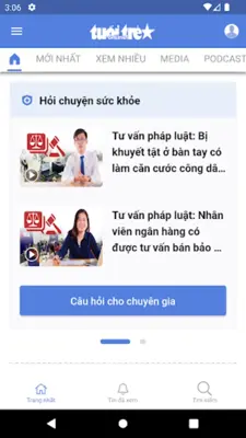 Tuổi Trẻ Online android App screenshot 6