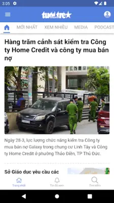 Tuổi Trẻ Online android App screenshot 7